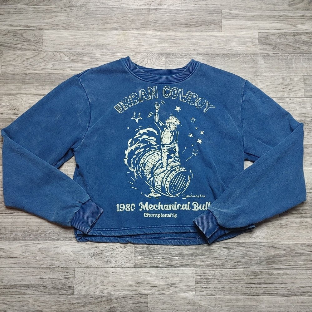 Country Deep Girls Western Graphic Crew Neck Sweatshirt